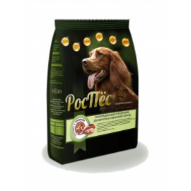 Сухой корм "РосПёс" полнорационное питание для взрослых собак всех пород, телятина с овощами